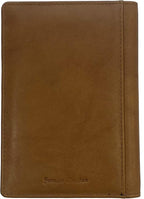 Personalized Monogrammed Antique Saddle Leather RFID Passport Wallet - Image 6