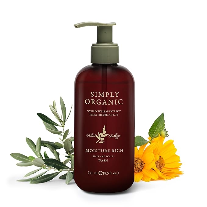 SIMPLY ORGANIC Nourishing Hair Deep Shampoo Scalp Wash, Made in Italy, All by SIMPLYORGANIC
