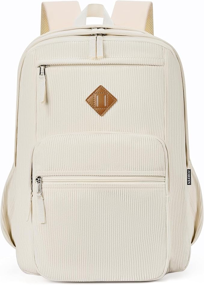 ZORFIN 26L Backpack for College, and Travel: Corduroy Bookbag - Image 7