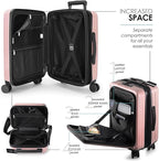 Hard Shell Luggage Sets with Spinner Wheels 4 Piece, Expandable Large Suitcases - Image 5