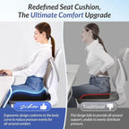 ZIKEE Pioneering Seat Cushion for Pressure Relief, Ergonomic Office Chair - Image 4