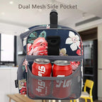FlowFly Double Layer Cooler Insulated Lunch Bag Adult Lunch Box Large Tote Bag - Image 8