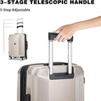20 Inch Lightweight Expandable Carry On Luggage, PC Hardside Suitcase - Image 6