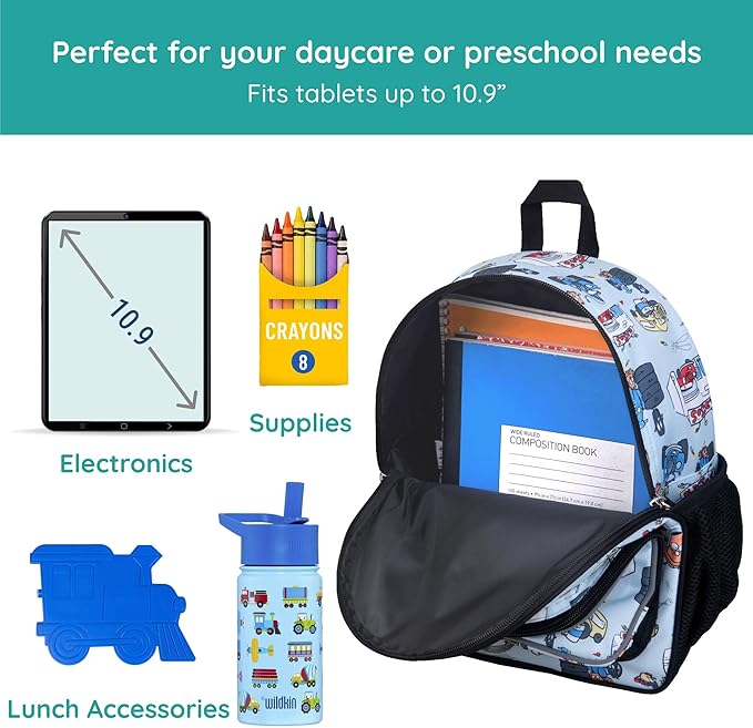 Wildkin JumpOff Jo 12-inch Kids Backpack – Lightweight, Durable Toddler Bag - Image 5