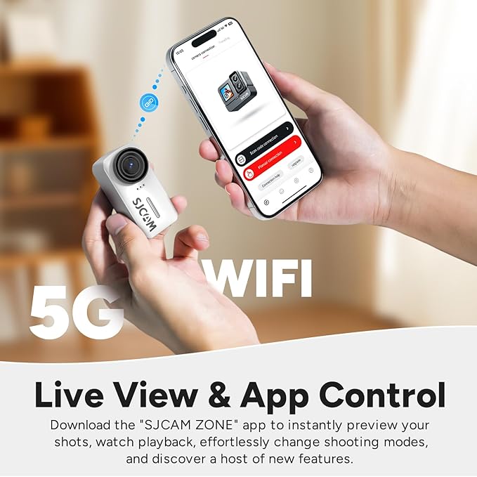 SJCAM C110Plus Magnetic Combo, 4K POV Action Camera - Image 8