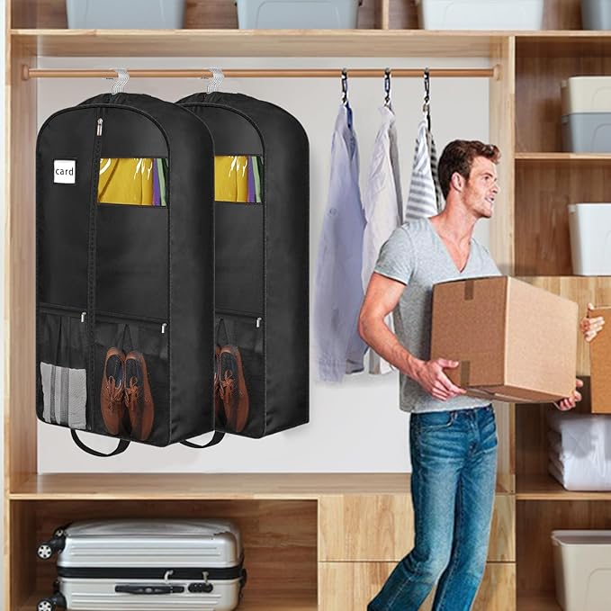 8" Gusseted Heavy Duty Garment Bags - Image 2