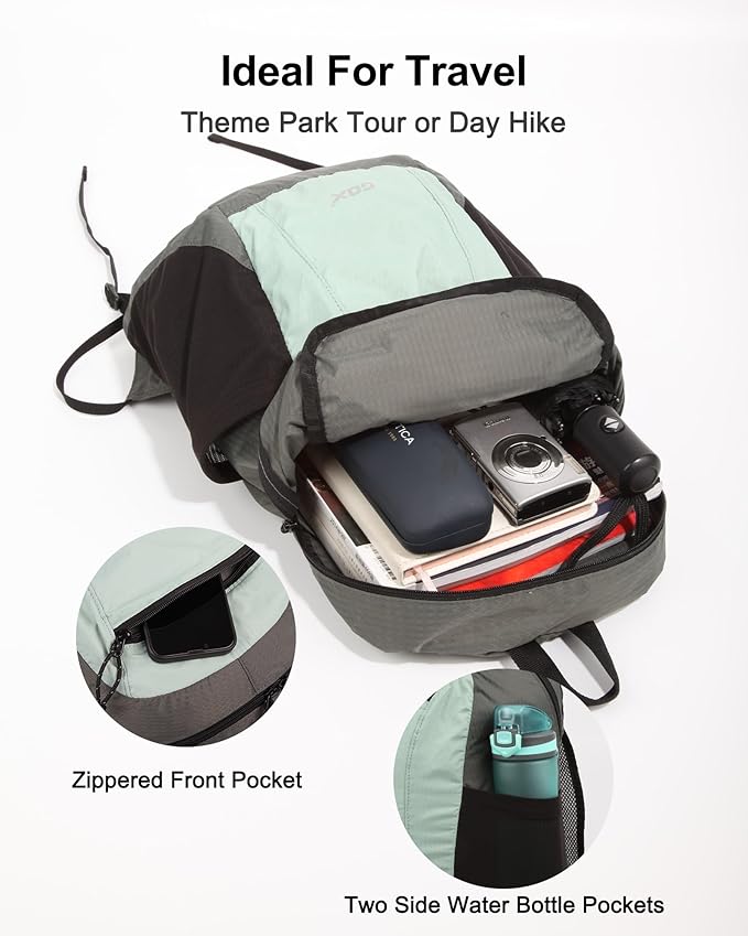 GOX Foldable 20l Backpack For Travel Lightweight Hiking Packable Daypack for - Image 3