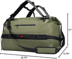 MIER Large Waterproof Duffel Bag Rolltop Dry Backpack Duffle Bags - Image 9