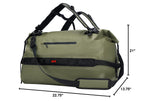 Large Waterproof Duffel Bag (Army Green / 60L)