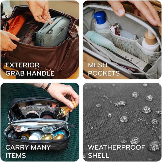 Peak Design Wash Pouch, Weatherproof Travel Toiletry Bag, Upright or Hanging - Image 4