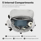 mixi Travel Backpack for Women Men, 18 Inch Carry On Laptop Backpack Flight - Image 7