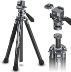 ULANZI F38 Video Travel Tripod, 61.4" Lightweight Carbon Fiber Camera Tripod by ulanzi
