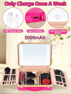 Kalolary Travel Makeup Train Cases - Image 6