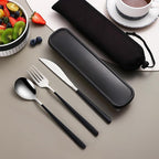 VANRA 3-Piece Portable Travel Utensils Set - Image 2
