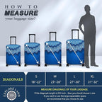 Explore Land Travel Luggage Cover Suitcase Protector Fits 31-32 Inch Case - Image 5