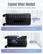 LIGHT FLIGHT Luggage Sets, 3 Piece Durable Suitcase Set - Image 6