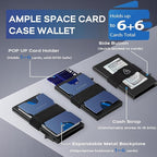 Mens Business Card Holder, Slim Card Wallet - Image 2