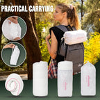 Travel & Camping Comfortable Memory Foam Pillow – Easy to Carry Portable Bag – - Image 7