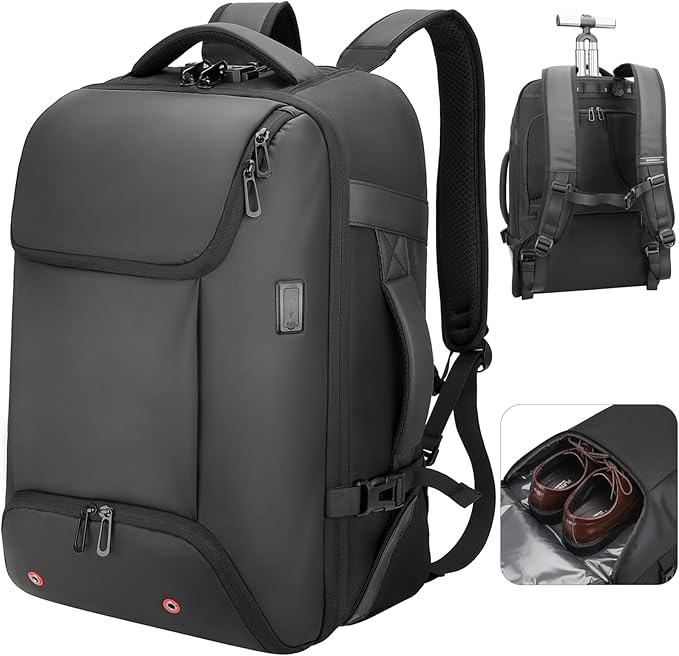 Carry On Backpack, 17.3" Travel Backpack - Image 9
