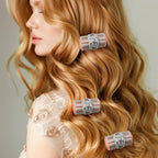 Hair Rollers with Clip Volumizing Bangs Curler DIY Styling Accessories Tool Portable Self Grip Volume Hair Root Clips 6PCS