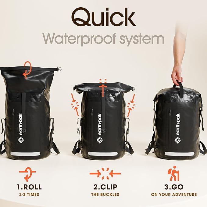 Earth Pak Waterproof Backpack - Image 6