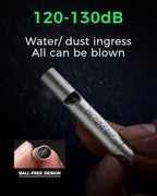 Titanium Emergency Whistle, Survival Safety Whistles - Image 5
