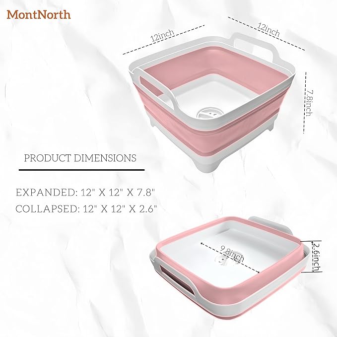 Collapsible Wash Basin 9L, Foldable Dish Tub - Image 2