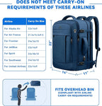 60L Big Capacity Carry On Laptop Backpack Large Travel Backpack - Image 3