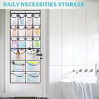 2 Packs Over the Door Shoe Organizer, 36 Large Mesh Pockets Hanging Shoe Boots - Image 6