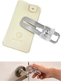 Greatim Portable Door Lock for Travel Hotel Safety, Stainless Steel Security by GREATIMINTERNATIONALINC