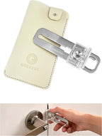 Greatim Portable Door Lock for Travel Hotel Safety, Stainless Steel Security by GREATIMINTERNATIONALINC