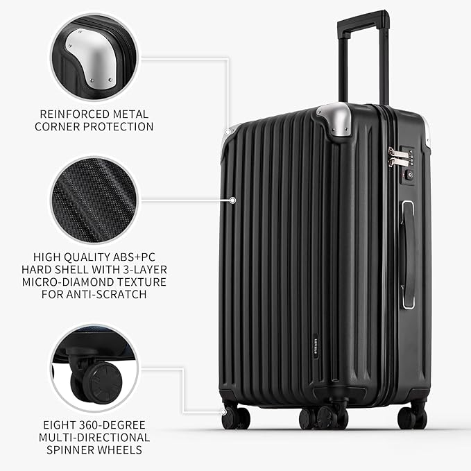 LEVEL8 Grace Luggage Sets Hardshell Suitcase - Image 2