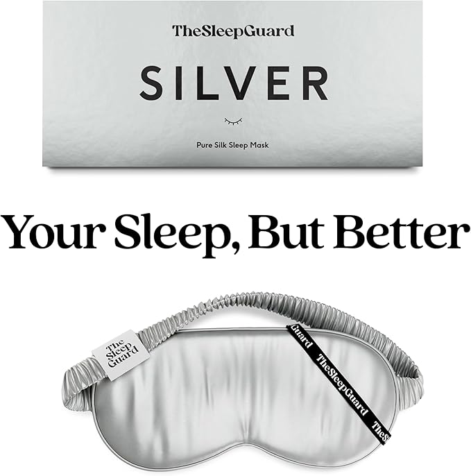 Pure Silk Sleep Mask Light Blocking Travel Essentials. Eye Masks - Image 6
