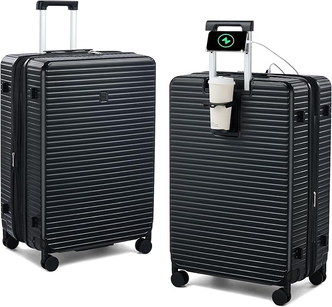 28 Inch Luggage Hard Shell Suitcases, Expandable Travel Checked Luggage 28 Inch by HanTrip