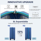 28 Inch Luggage Hard Shell Suitcases, Expandable Travel Checked Luggage 28 Inch - Image 4