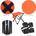 Opliy Camping Stool, Folding Small Chair Portable Camp Stool - Image 5