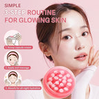 PDRN Capsule Cream with Vitamin C & Collagen – Korean Boba Moisturizer for Face, Pink Jelly Cream for Deep Hydration, Skin Repair, and Glow – Korean Skincare Gel for All Skin Types