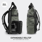 WANDRD PRVKE 21L, V3 Backpack: Weather-Resistant Travel & Camera Backpack - Image 2
