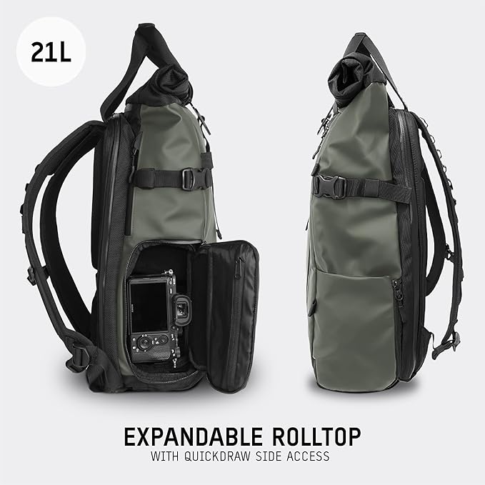 WANDRD PRVKE 21L, V3 Backpack: Weather-Resistant Travel & Camera Backpack - Image 2