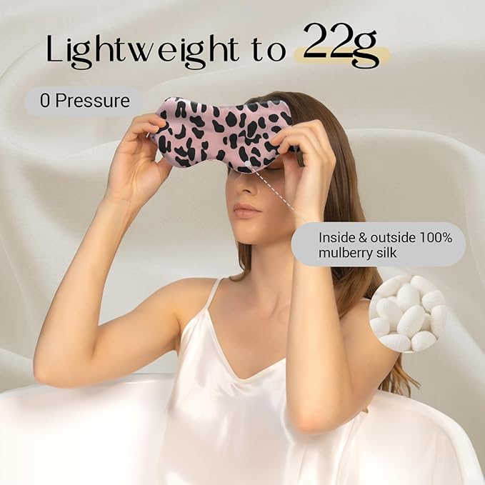 ZIMASILK Adjustable 100% 22 Momme Mulberry Silk Sleep Mask - Image 2