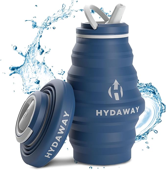 HYDAWAY 17oz Collapsible Water Bottle by HYDAWAY