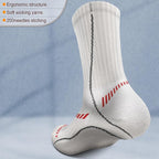 BULLIANT Compression Socks for Men 6Pairs, Athletic Crew Socks Cushioned For - Image 2
