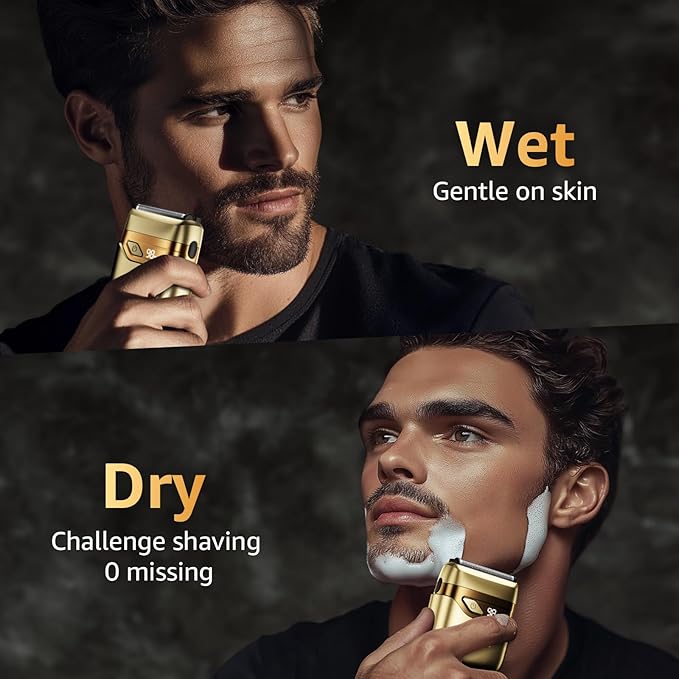 Electric Foil Shavers for Men, Mini Electric Razor, Compact Face Shaver - Image 7