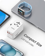 LENCENT Universal Travel Adapter, 100W GaN3 International Adaptor - Image 5