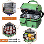 opux Lunch Box for Men, Adult Lunch Box Cooler, Insulated Lunch Bag Women - Image 8