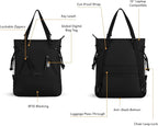 Sherpani Tempest, Anti Theft Convertible Backpack Tote, 14L Travel Backpack - Image 6
