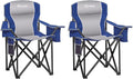 Padded Camping Chairs for Adults, Oversized Folding Outdoor Chairs, Weight by VOYSIGN