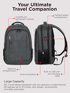 Lenovo B325 Laptop Backpack, Water-Resistant Travel Backpack - Image 7