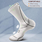 BULLIANT Compression Socks for Men 6Pairs, Athletic Crew Socks Cushioned For - Image 5