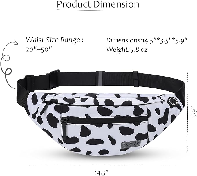 MAXTOP Large Crossbody Fanny Pack - Image 4